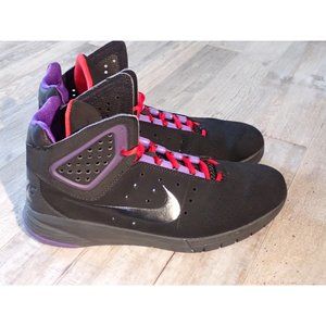 Mens Nike Air Flight Light 2010 Shoes 415141-003 Black / Black-Varsity Size 13